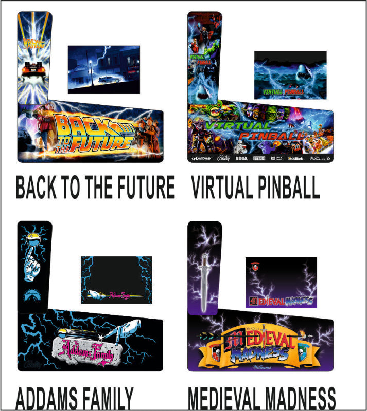 Pinballia 32″ Full 4K 144hz 3 Screen Virtual Pinball Machine