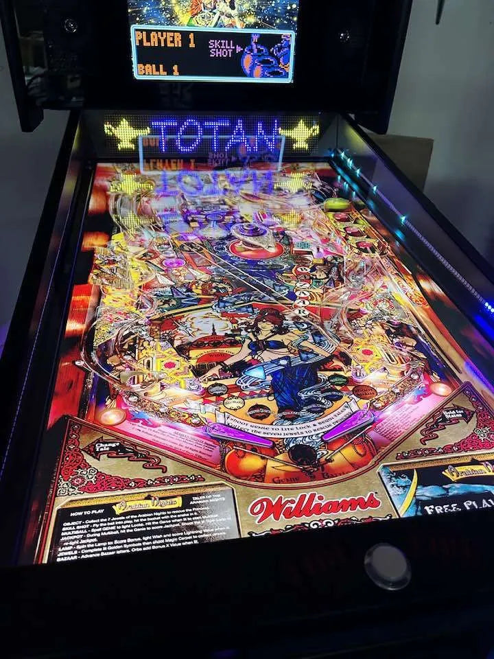 Pinballia 43″ Full Size 4K 144 Hz 4 Screen Virtual Pinball Machine