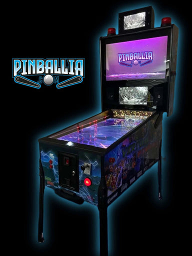 43″ Full Size 4K 144 Hz 4 Screen Virtual Pinball Machine black background