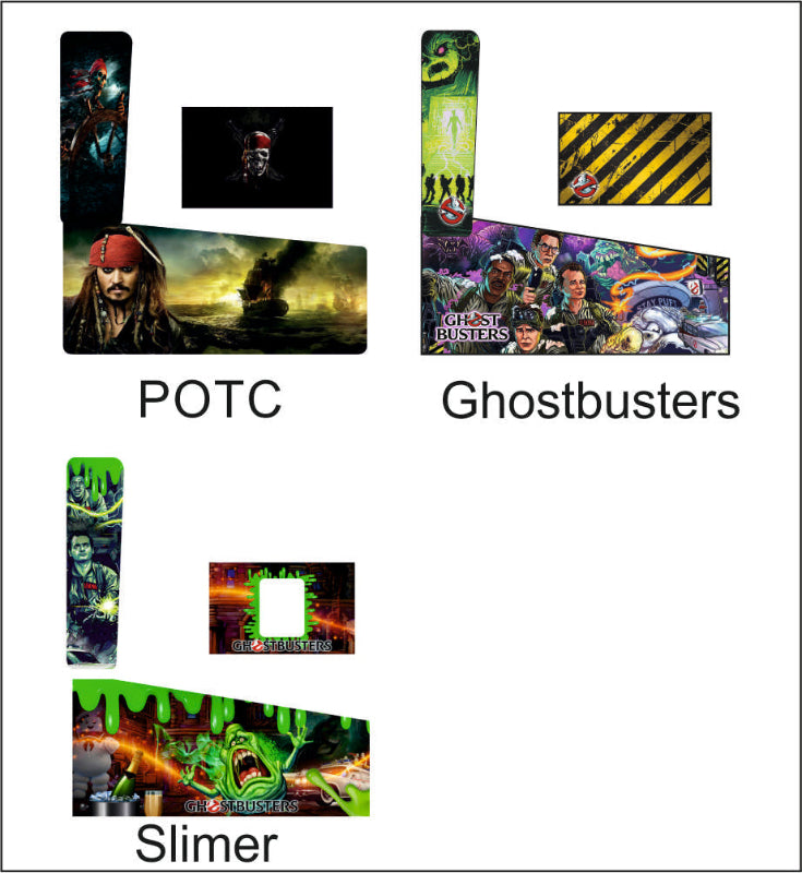 43″ Full Size 4K 144 Hz 4 Screen Virtual Pinball Machine graphics 1