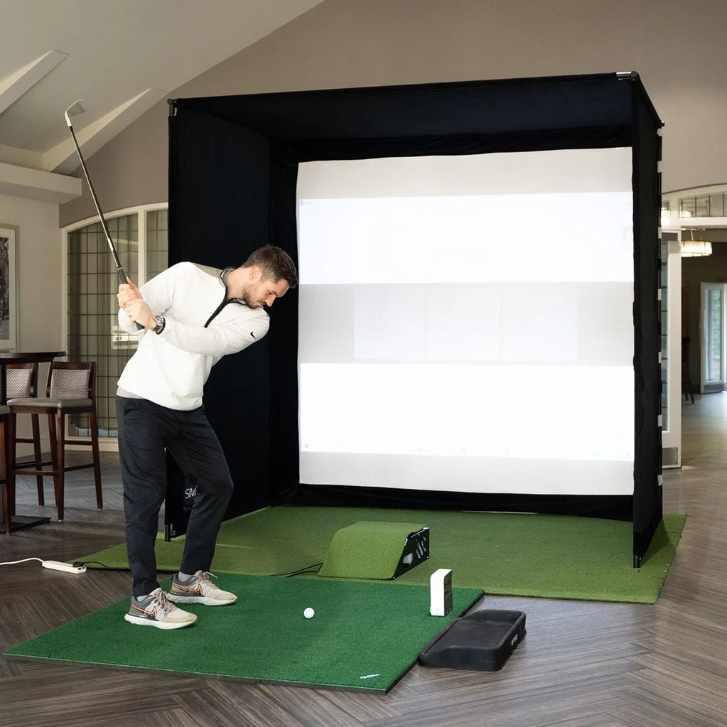 SimBox Golf Simulator Enclosure – Indoor Golf Simulator Kit