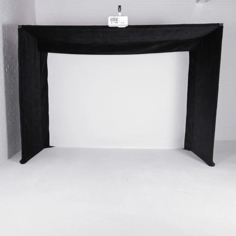 GolfBays LUX Golf Simulator Hitting Enclosure front