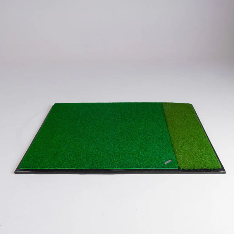 Golf Hitting Mat 129 x 159cm – Single-Handed Combi Mat for Home Golf Simulator & Man Cave