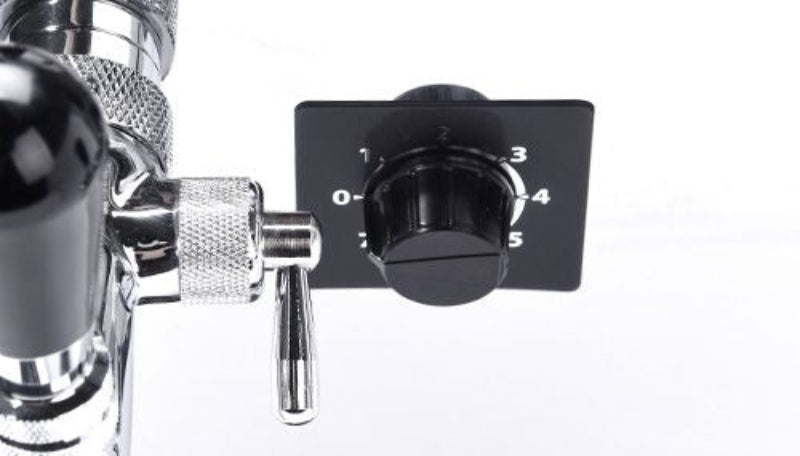 Lindr Kontakt 40k (2 Taps) beer dispenser dial view