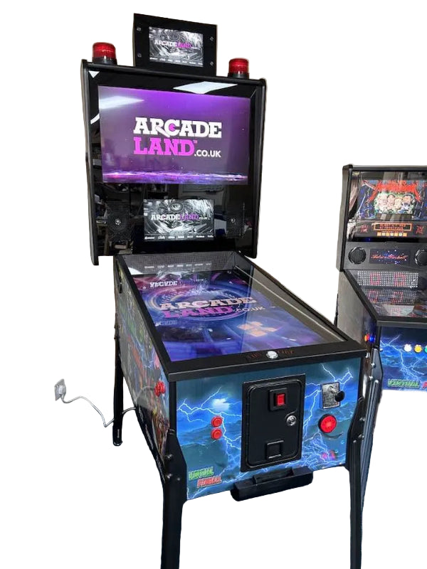 Pinballia 49″ Premium Plus 4K OLED 120 Hz Virtual Pinball Machine alternative front view