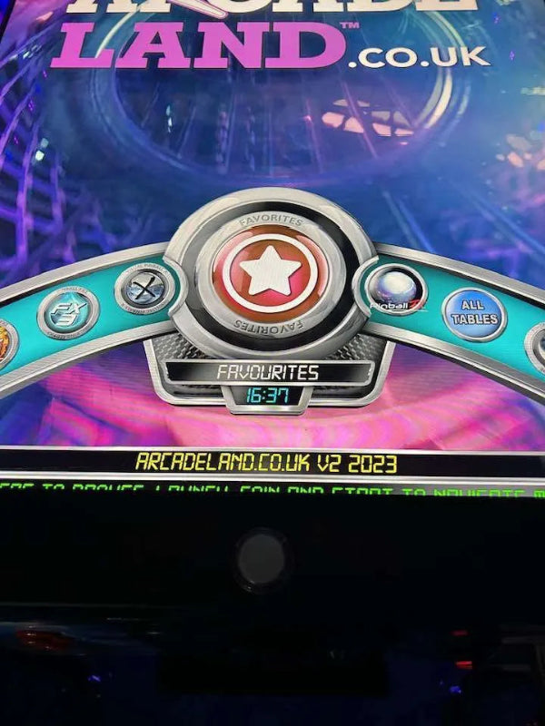 Pinballia 49″ Premium Plus 4K OLED 120 Hz Virtual Pinball Machine screen