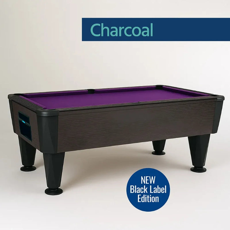 SAM Atlantic Champion Pool Table Charcoal