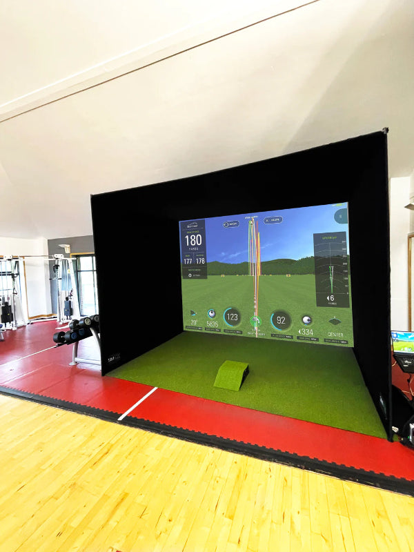 SimBox Golf Simulator Enclosure demo