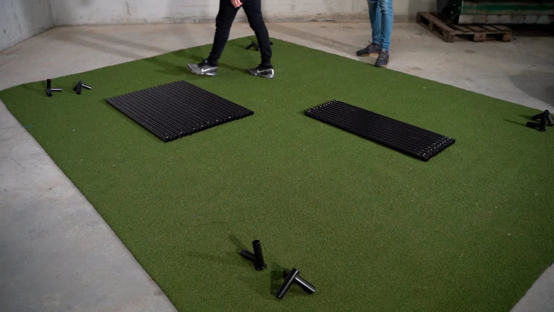 SimBox Golf Simulator Enclosure installation 2